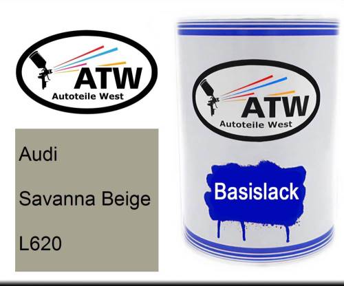 Audi, Savanna Beige, L620: 500ml Lackdose, von ATW Autoteile West.